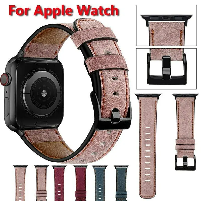 Genuine leather strap for apple watch 3 bands 42mm for iwatch 5 band 44mm/38mm/40mm/42mm&for iwatch SE6/5/4/3/2/1 bracelet
Genuine leather strap for apple watch 3 bands 42mm for iwatch 5 band 44mm/38mm/40mm/42mm&for iwatch SE6/5/4/3/2/1 bracelet