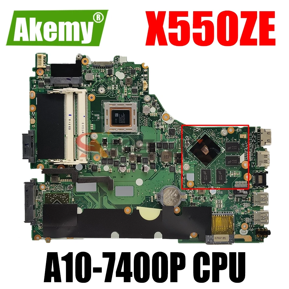 Материнская плата X550ZE для ноутбука ASUS X550ZE X550Z K550Z VM590Z, оригинальная материнская плата стандарта LVDS
Материнская плата X550ZE для ноутбука ASUS X550ZE X550Z K550Z VM590Z, оригинальная материнская плата стандарта LVDS
