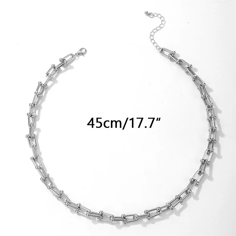 Puck Necklace U Shape Gothtic Thick Chains Trendy Adjustable Hip Hop Gold Chain Bohemian Goth Choker Necklaces for Women Jewelry
Puck Necklace U Shape Gothtic Thick Chains Trendy Adjustable Hip Hop Gold Chain Bohemian Goth Choker Necklaces for Women Jewelry