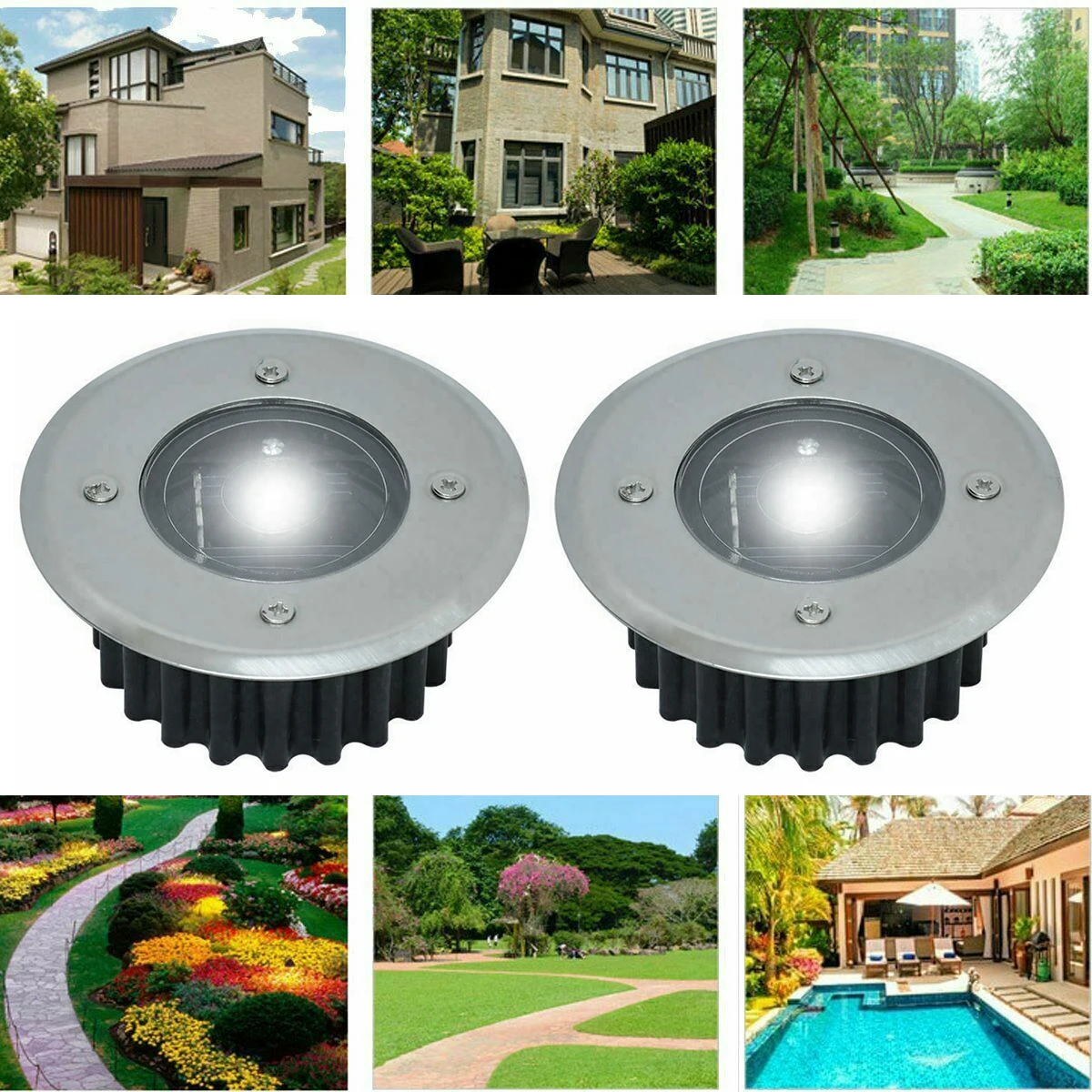 4Pcs LED Solar Power Buried Light Cool White Under Ground Lamp Outdoor Path Garden Decking Floor Light Wall
4Pcs LED Solar Power Buried Light Cool White Under Ground Lamp Outdoor Path Garden Decking Floor Light Wall