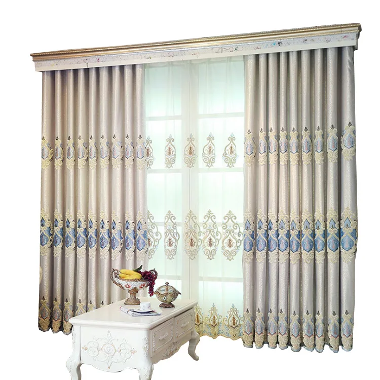 New European Embroidery Curtains for Bedroom Window Yarn Curtains for Living Room Windows Valance
New European Embroidery Curtains for Bedroom Window Yarn Curtains for Living Room Windows Valance