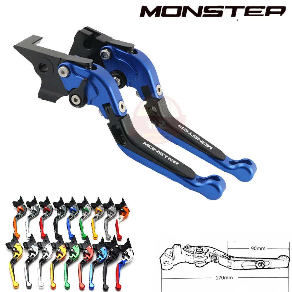 Motorcycle foldable and adjustable brake clutch lever for DUCATI Monster S4/S4R/900/1000 Multistrada 1000/1100 S2R 1000
Motorcycle foldable and adjustable brake clutch lever for DUCATI Monster S4/S4R/900/1000 Multistrada 1000/1100 S2R 1000