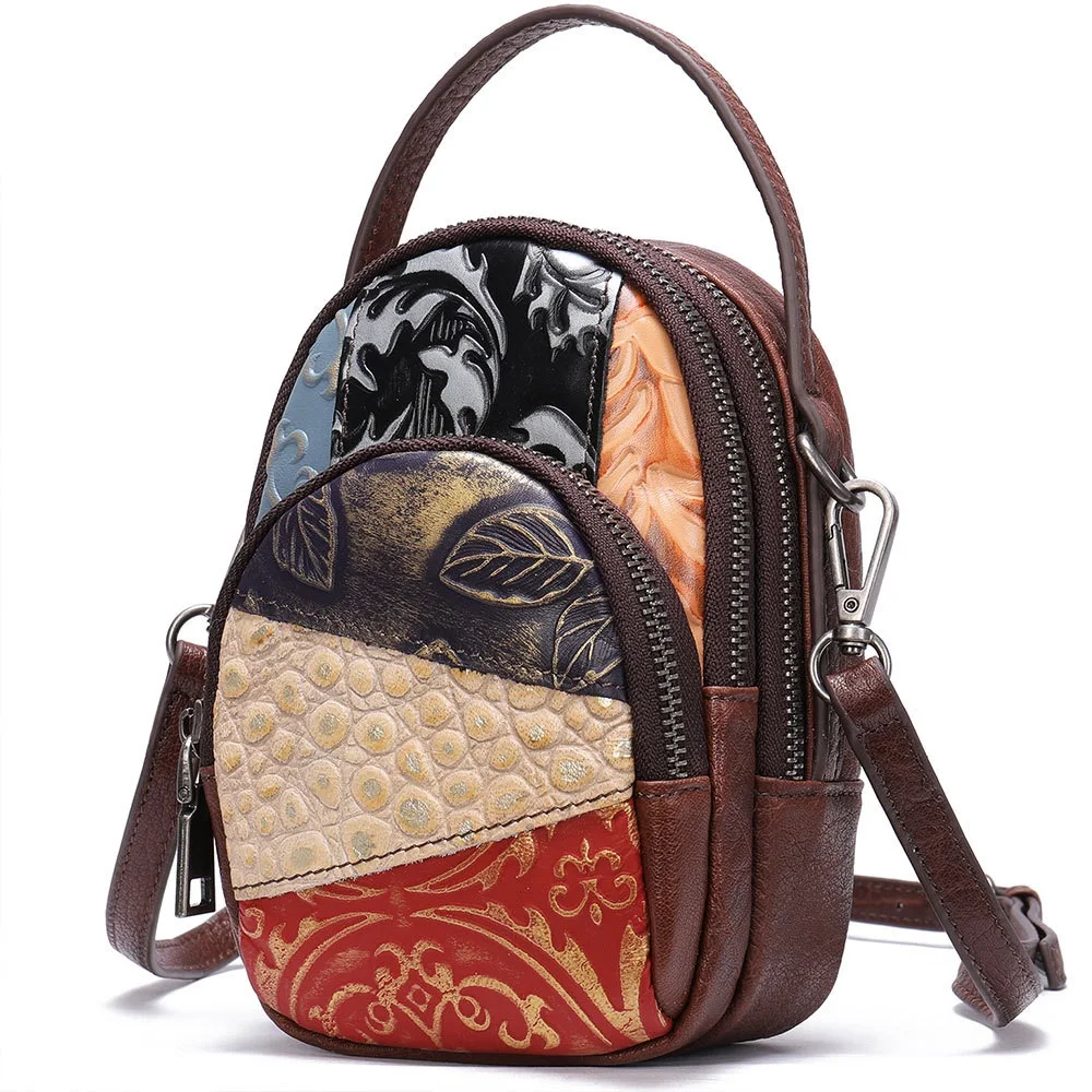 Women's Mini Shoulder Bag Fashion Vintage Female Cell phone Bag Genuine Leather Purse Designer Crossbody Shoulder Handbags
Women's Mini Shoulder Bag Fashion Vintage Female Cell phone Bag Genuine Leather Purse Designer Crossbody Shoulder Handbags