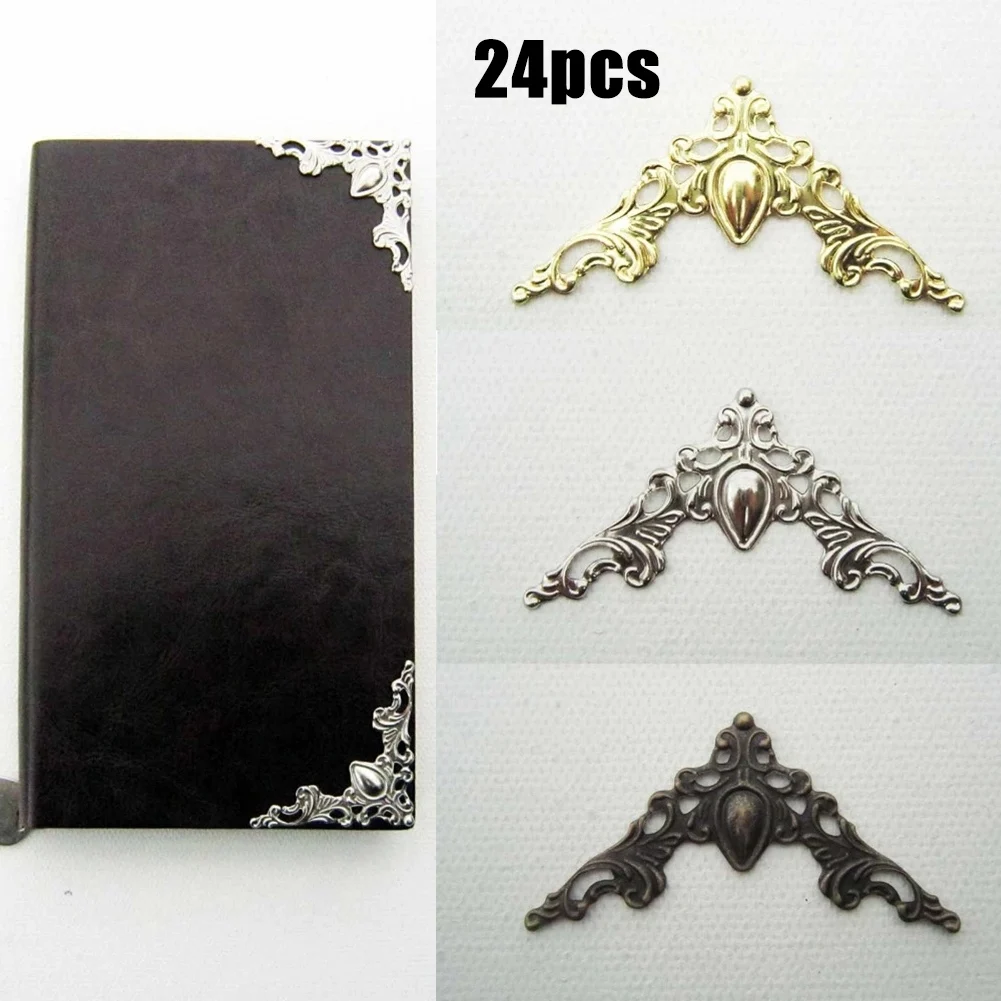 24pcs Antique Brass Jewelry Gift Box Wooden Corner Protector Guard For Home Decorative Corners Brackets Box Angle Protect Cover
24pcs Antique Brass Jewelry Gift Box Wooden Corner Protector Guard For Home Decorative Corners Brackets Box Angle Protect Cover