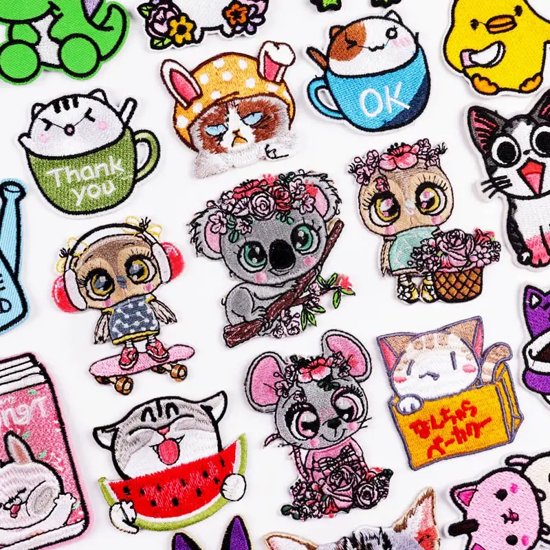 Cute Koala Cat Patches For Clothing Thermoadhesive Patches Cartoon Patch Iron on Embroidered Patches On Clothes Animal Applique
Cute Koala Cat Patches For Clothing Thermoadhesive Patches Cartoon Patch Iron on Embroidered Patches On Clothes Animal Applique