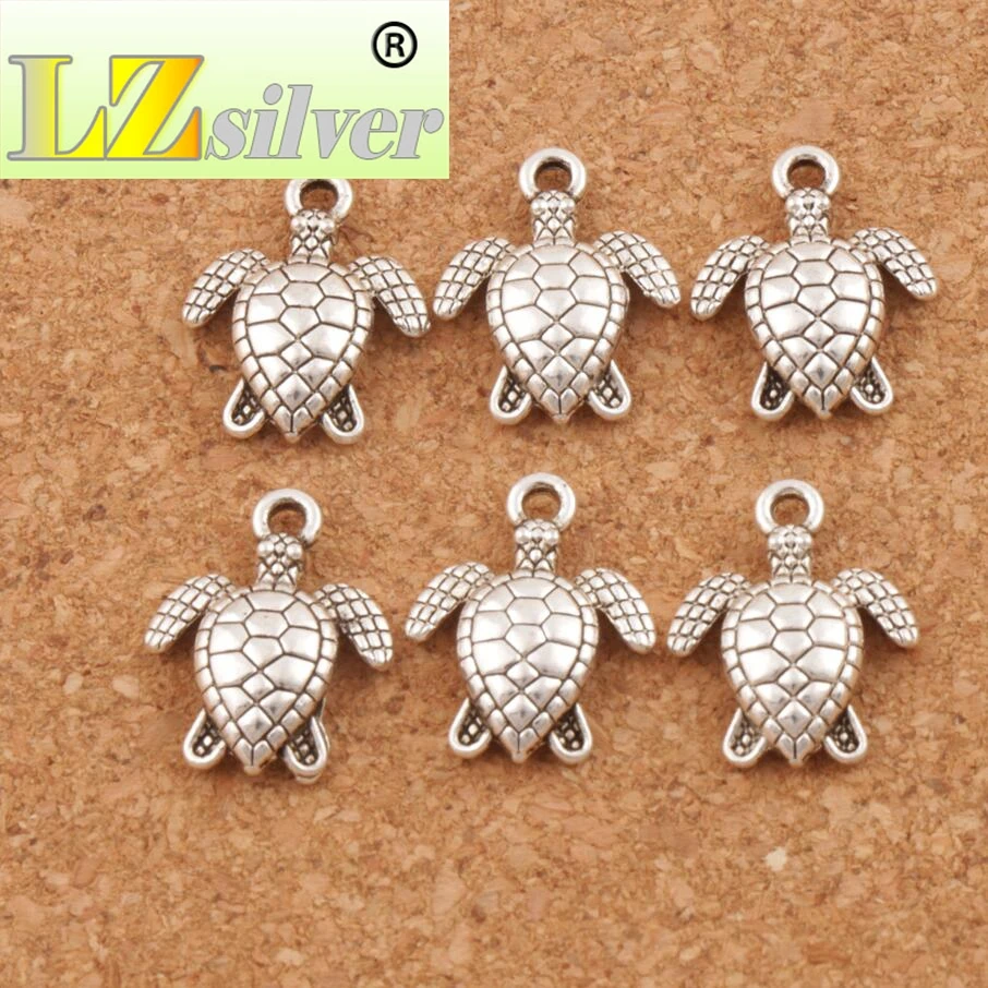 Cute Turtle Tortoise Animal Spacer Charm Beads 15.9x12.5mm 50pcs Zinc Alloy Pendants Jewelry DIY L1176
Cute Turtle Tortoise Animal Spacer Charm Beads 15.9x12.5mm 50pcs Zinc Alloy Pendants Jewelry DIY L1176