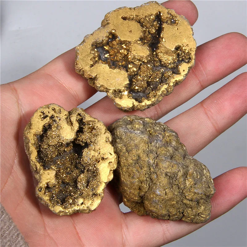 1PC Irregular Plating Natural Crystal Quartz Druzy Geode Charm Pendant For Jewelry Making Necklace Accessories Diy Wholesale
1PC Irregular Plating Natural Crystal Quartz Druzy Geode Charm Pendant For Jewelry Making Necklace Accessories Diy Wholesale