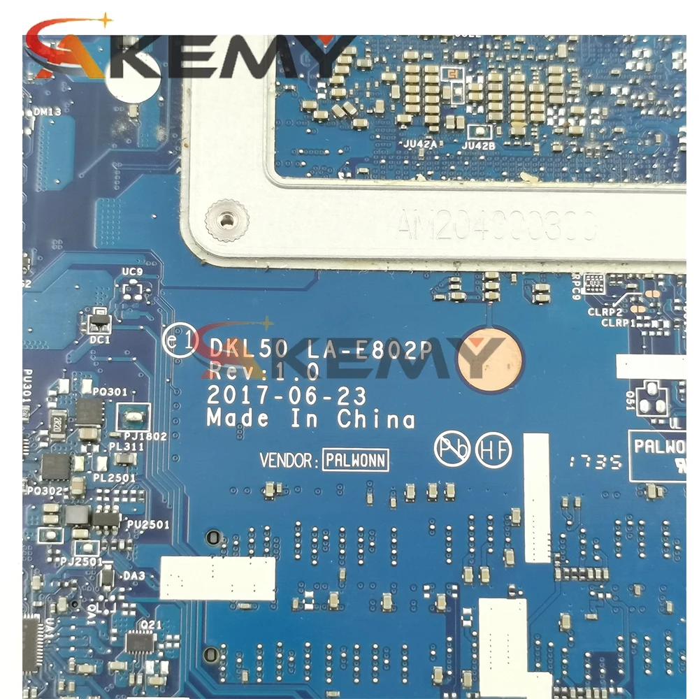 High Quality Original For HP 15-BS Series Laptop Motherboard DKL50 LA-E802P With I3-8130U CPU DDR4 100% Tested Fast Ship 
High Quality Original For HP 15-BS Series Laptop Motherboard DKL50 LA-E802P With I3-8130U CPU DDR4 100% Tested Fast Ship