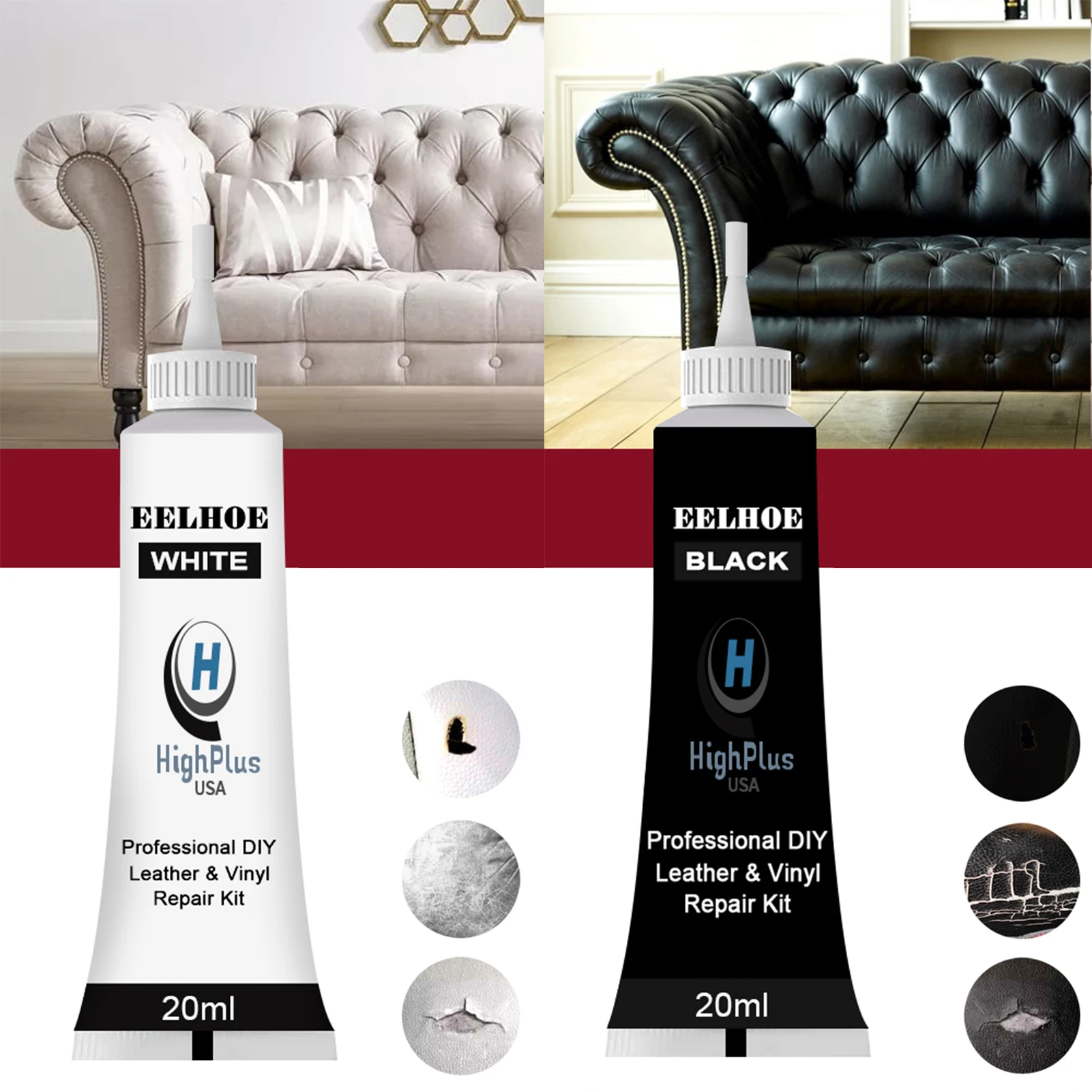 2 Pcs 20g Car Seat Leather Repair Agent, Leather Color Paste, Leather Crack Repair Agent, Car Maintenance Accessories
2 Pcs 20g Car Seat Leather Repair Agent, Leather Color Paste, Leather Crack Repair Agent, Car Maintenance Accessories