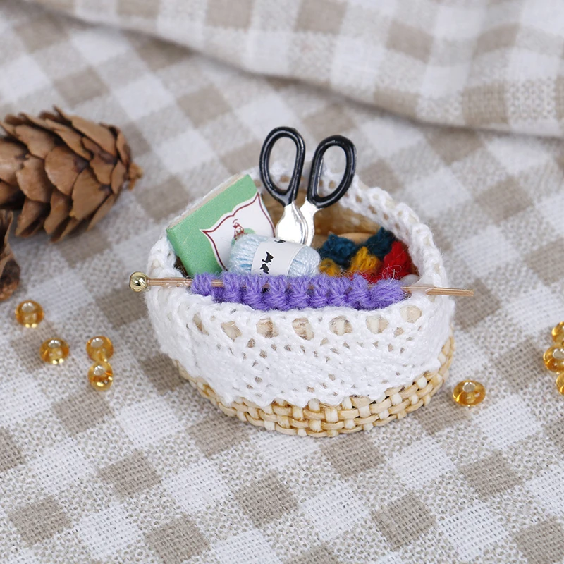 1:12 Miniature Wool Knitting Tool Doll Pretend Toy Mini Dollhouse accessories For doll Families Collectible Gift
1:12 Miniature Wool Knitting Tool Doll Pretend Toy Mini Dollhouse accessories For doll Families Collectible Gift