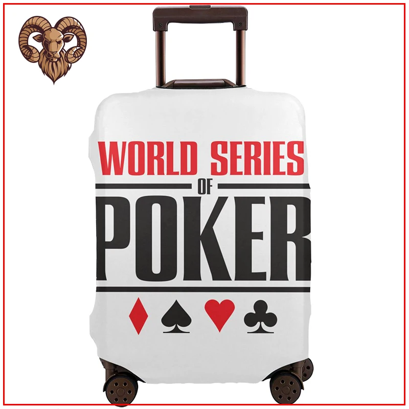 World Series Of Poker Logo diy 2020 аксессуары для путешествий Защитная крышка багажа бирка