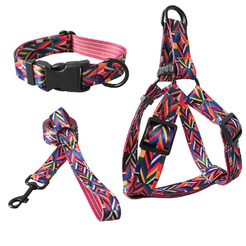 Soft Dog Collar Harness Leash Set For Small Medium Dogs Chihuahua Belt Straps Adjustable Necklace Leads Rope Pet Accessories 
Soft Dog Collar Harness Leash Set For Small Medium Dogs Chihuahua Belt Straps Adjustable Necklace Leads Rope Pet Accessories