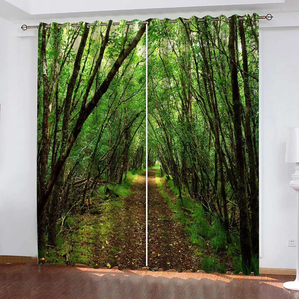 Customized size Luxury Blackout 3D Window Curtains For Living Room green forest curtains soundproof windproof curtains
Customized size Luxury Blackout 3D Window Curtains For Living Room green forest curtains soundproof windproof curtains