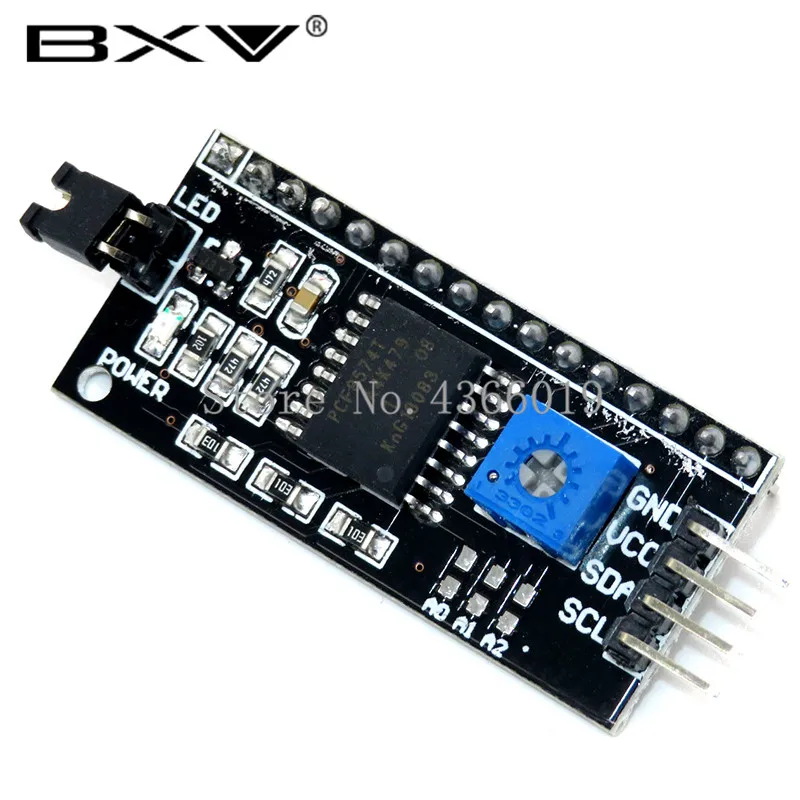Модуль последовательной платы 50 шт./лот, модуль интерфейса IIC/I2C/TWI/SPI, ЖК-дисплей 1602
Модуль последовательной платы 50 шт./лот, модуль интерфейса IIC/I2C/TWI/SPI, ЖК-дисплей 1602