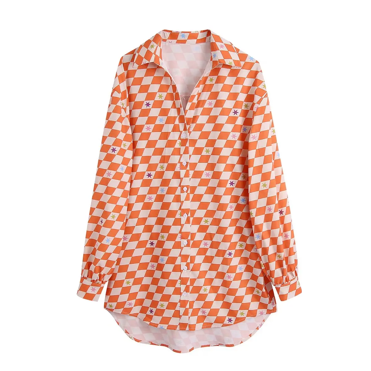 Willshela Женская модная однобортная блузка с принтом, винтажные женские рубашки с отворотом и длинными рукавами, шикарные топы
Willshela Женская модная однобортная блузка с принтом, винтажные женские рубашки с отворотом и длинными рукавами, шикарные топы