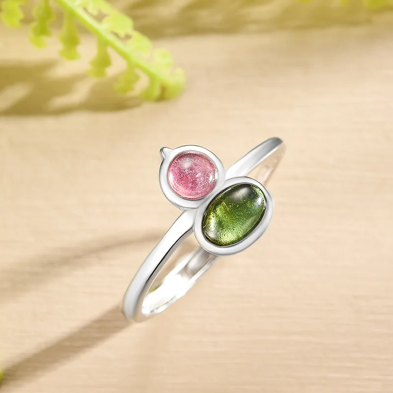 Tourmaline Silver Women Ring Set 925 Sterling Silver Rings Wholesale S925 Circular Brazilian Natural Tourmaline Rings for Women
Tourmaline Silver Women Ring Set 925 Sterling Silver Rings Wholesale S925 Circular Brazilian Natural Tourmaline Rings for Women