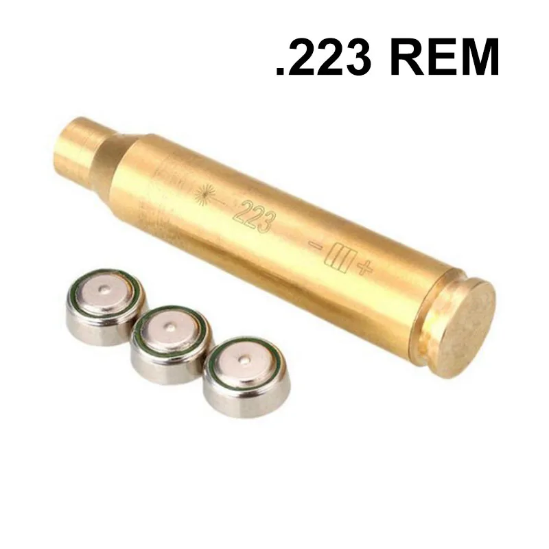 .223 REM 5.66mm CAL Red Dot Laser Bore Sighter Brass Cartridge Tactical Hunting Rifle Boresighter Gun Accessories No Battery
.223 REM 5.66mm CAL Red Dot Laser Bore Sighter Brass Cartridge Tactical Hunting Rifle Boresighter Gun Accessories No Battery