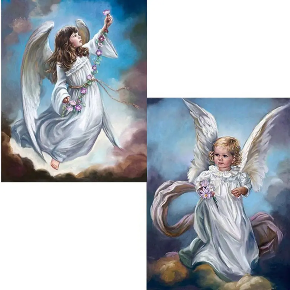 New DIY 5D Diamond Portrait Drawing Cute Angel Complete Set of Round Diamond Cross stitch Printed Bedroom Living Room Mural Gift
New DIY 5D Diamond Portrait Drawing Cute Angel Complete Set of Round Diamond Cross stitch Printed Bedroom Living Room Mural Gift