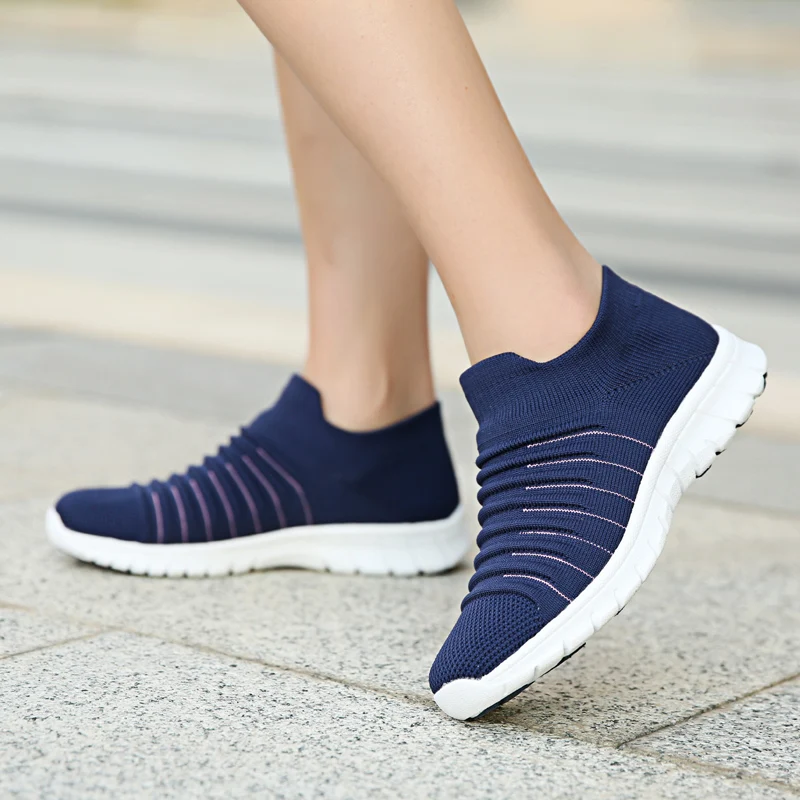 Spring Flying Weave Flats Socks Casual Shoes Women Lightweight Casual Fitness Sneakers Ladies Non-slip Soft Sports Jogging Shoes
Spring Flying Weave Flats Socks Casual Shoes Women Lightweight Casual Fitness Sneakers Ladies Non-slip Soft Sports Jogging Shoes