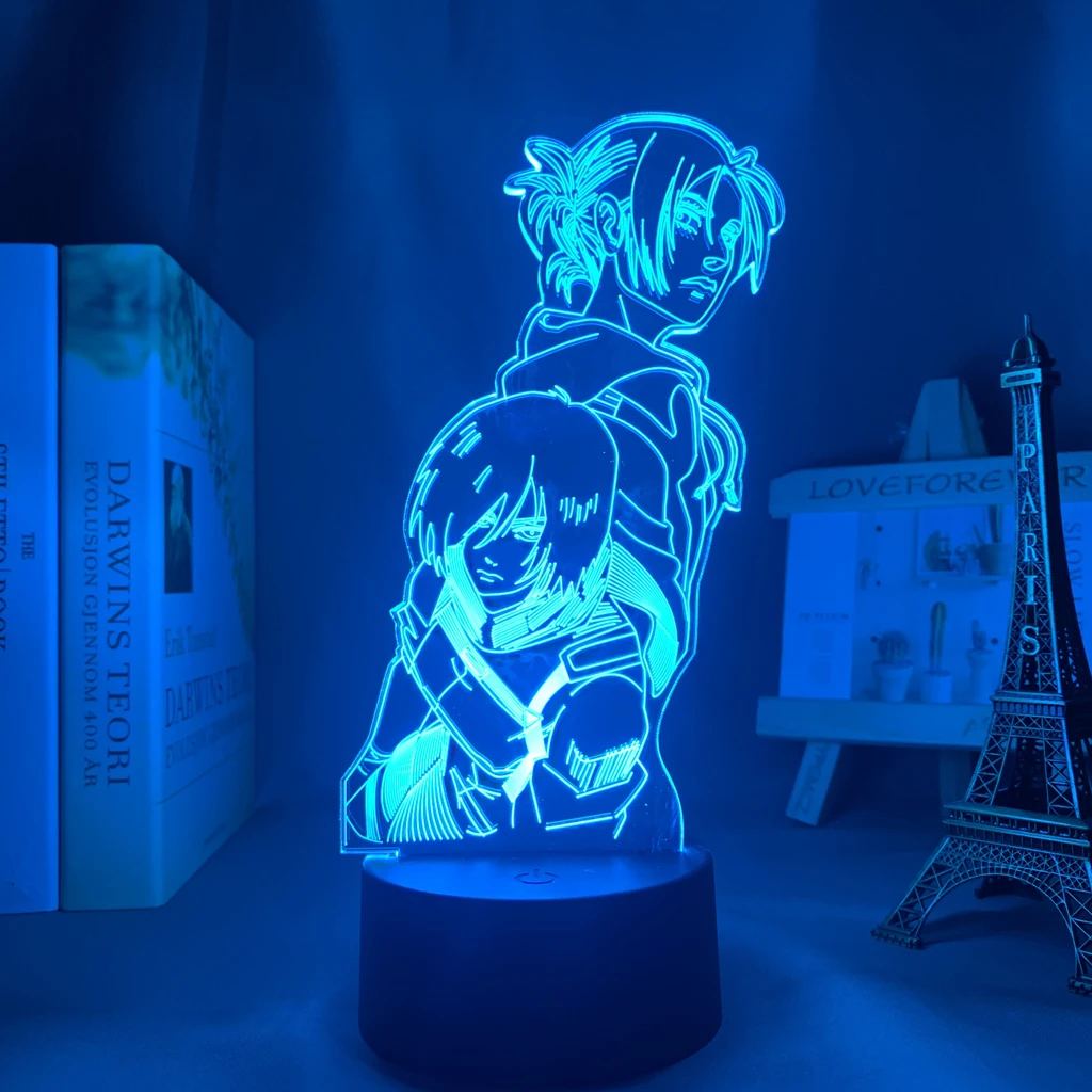 Attack on The Giant 3D Lights Anne Leonhardt Lamp Bedroom Decoration Kids Gifts Attack on The Giant LED Animation Night Light
Attack on The Giant 3D Lights Anne Leonhardt Lamp Bedroom Decoration Kids Gifts Attack on The Giant LED Animation Night Light
