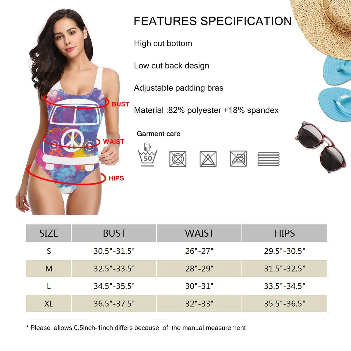 Women one piece Swimsuit Hippie Car Mini Van Watercolor Beachwear Swimwear Monokini Bathing Suit Bikini Monokini
Women one piece Swimsuit Hippie Car Mini Van Watercolor Beachwear Swimwear Monokini Bathing Suit Bikini Monokini