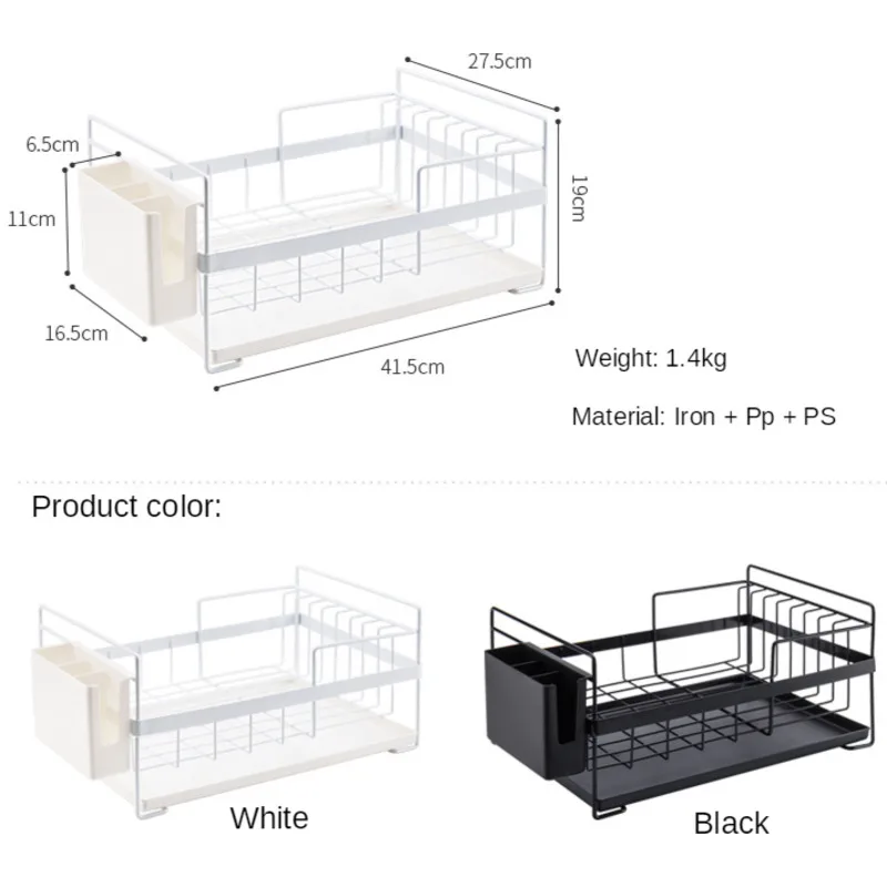 Kitchen Table Top Multifunctional Iron Drain Single-layer Bowl Rack Kitchen Storage Rack Storage And Drying Dish Rack Hot Sale
Kitchen Table Top Multifunctional Iron Drain Single-layer Bowl Rack Kitchen Storage Rack Storage And Drying Dish Rack Hot Sale