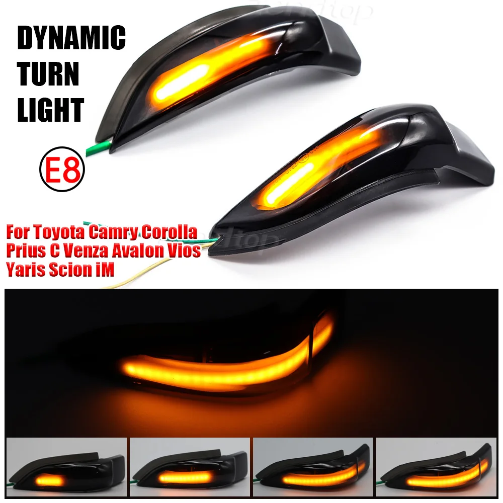 2Pcs For Toyota Corolla Camry Prius Vios CHR Yaris Venza Avalon Altis Dynamic LED Turn Signals Light Sequential Indicator Lamp
2Pcs For Toyota Corolla Camry Prius Vios CHR Yaris Venza Avalon Altis Dynamic LED Turn Signals Light Sequential Indicator Lamp