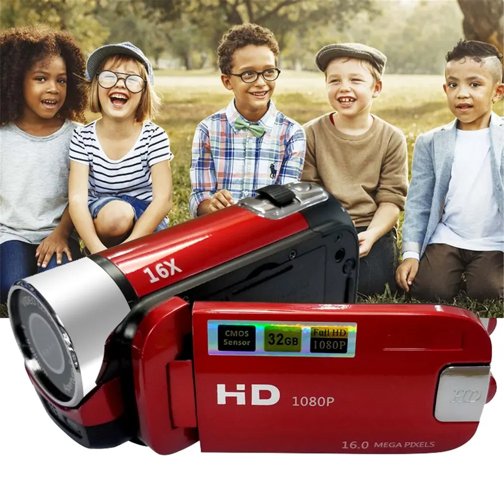 Vlog Camera 1080P Full HD 16 Million Pixel DV Camcorder Digital Video Camera Screen 16X Night Shoot Zoom Digital Zoom
Vlog Camera 1080P Full HD 16 Million Pixel DV Camcorder Digital Video Camera Screen 16X Night Shoot Zoom Digital Zoom