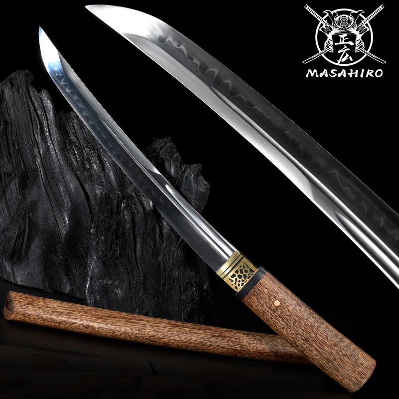 Shirasaya Tanto Katanas Knife Real T10 Clay Tempered Blade Razor Sharp Edge Rosewood Sheath Swords For Home Decoration Practice
Shirasaya Tanto Katanas Knife Real T10 Clay Tempered Blade Razor Sharp Edge Rosewood Sheath Swords For Home Decoration Practice
