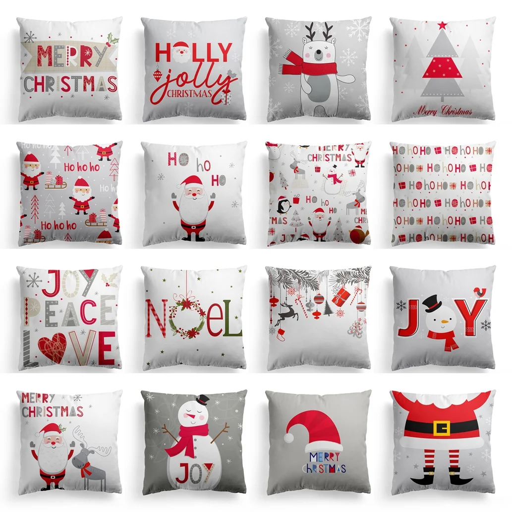 45*45cm Cartoon Christmas Throw Pillows Covers Square Santa Claus Elk Cushion Cover Joy Snowman Pillow Case For Sofa Home Decor
45*45cm Cartoon Christmas Throw Pillows Covers Square Santa Claus Elk Cushion Cover Joy Snowman Pillow Case For Sofa Home Decor