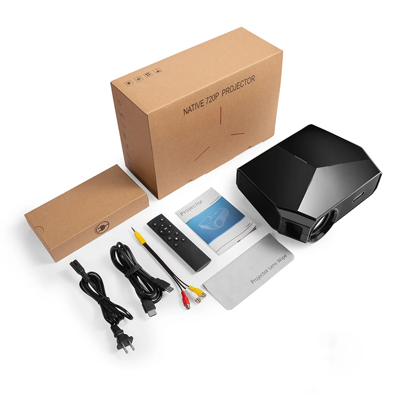 Home Theater Projector 1280*720P 1080P 3200 Lumens 3000:1 200 inche 23 Languages 2.4G Wireless Remote Video CPU System Projector
Home Theater Projector 1280*720P 1080P 3200 Lumens 3000:1 200 inche 23 Languages 2.4G Wireless Remote Video CPU System Projector