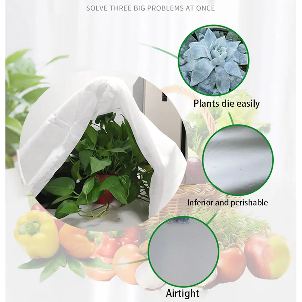 Plant Cover Non-Woven Fabric Antifreeze Cloth Seedling Garden Protector For Winter Freeze-Proof Cold-Proof And Heat Preservation
Plant Cover Non-Woven Fabric Antifreeze Cloth Seedling Garden Protector For Winter Freeze-Proof Cold-Proof And Heat Preservation