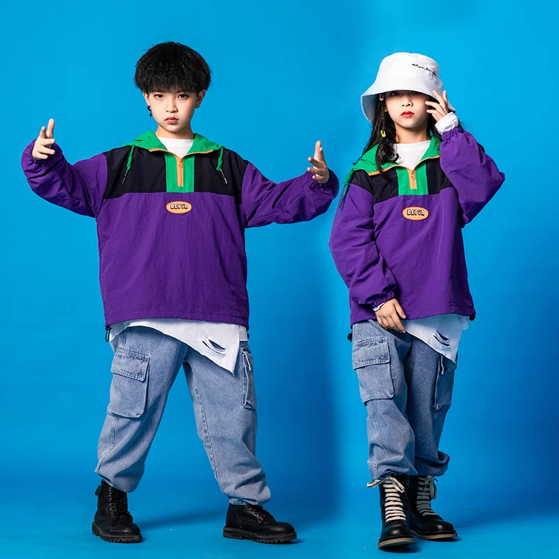 Kids Kpop Hip Hop Clothing Windbreaker Hoodie Jacket Tops Streetwear Denim Sweat Pants for Girls Boy Jazz Dance Costume Clothes
Kids Kpop Hip Hop Clothing Windbreaker Hoodie Jacket Tops Streetwear Denim Sweat Pants for Girls Boy Jazz Dance Costume Clothes