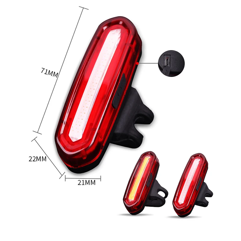Bicycle Taillight Riding Waterproof Led Headlight Durable USB Rechargeable Taillight MTB Bicycle Safety Riding Bike Rear Light
Bicycle Taillight Riding Waterproof Led Headlight Durable USB Rechargeable Taillight MTB Bicycle Safety Riding Bike Rear Light