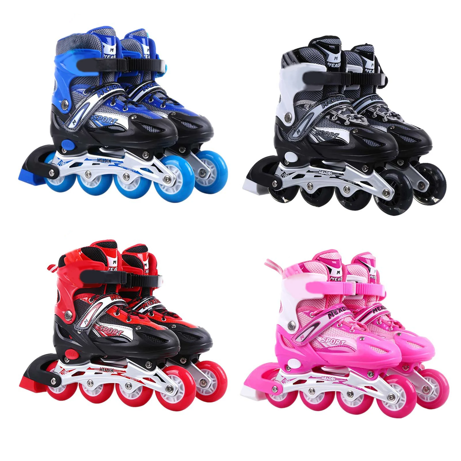 Children Inline Skates Roller Skates Single Sparkling Inline Skates Roller Skates Beginner Skate Shoes Adjustable Size Skates
Children Inline Skates Roller Skates Single Sparkling Inline Skates Roller Skates Beginner Skate Shoes Adjustable Size Skates