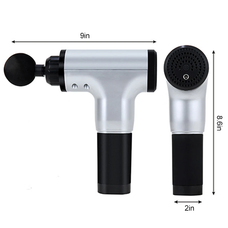 Muscle Massage Gun Portable Handheld Electric Body Neck Pain Relief Massager Tool Machine 4 Therapy Heads Vibration Cordless
Muscle Massage Gun Portable Handheld Electric Body Neck Pain Relief Massager Tool Machine 4 Therapy Heads Vibration Cordless