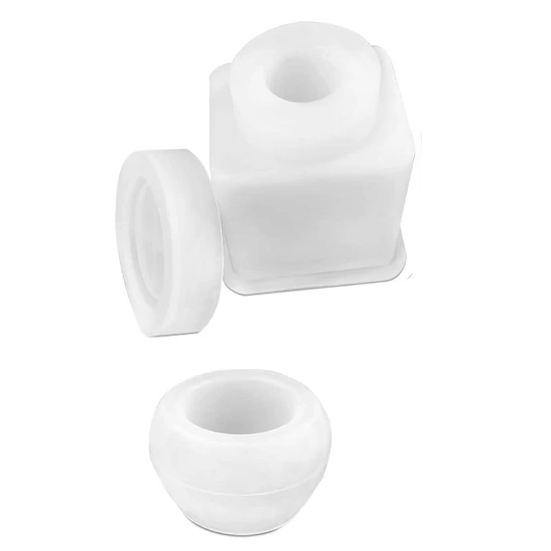 2 Pcs Silicone Resin Casting Molds, Storage Bottle with Lid Cup Mold, for DIY Jewelry Container Ornaments Storage
2 Pcs Silicone Resin Casting Molds, Storage Bottle with Lid Cup Mold, for DIY Jewelry Container Ornaments Storage