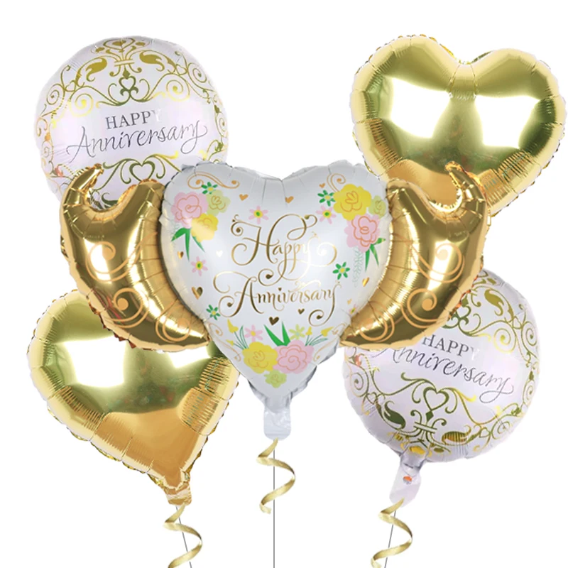New Happy Anniversary Foil Balloons Party Decorations Supplies Helium Globos Wedding Valentine's Party Anniversary Themed Balls
New Happy Anniversary Foil Balloons Party Decorations Supplies Helium Globos Wedding Valentine's Party Anniversary Themed Balls
