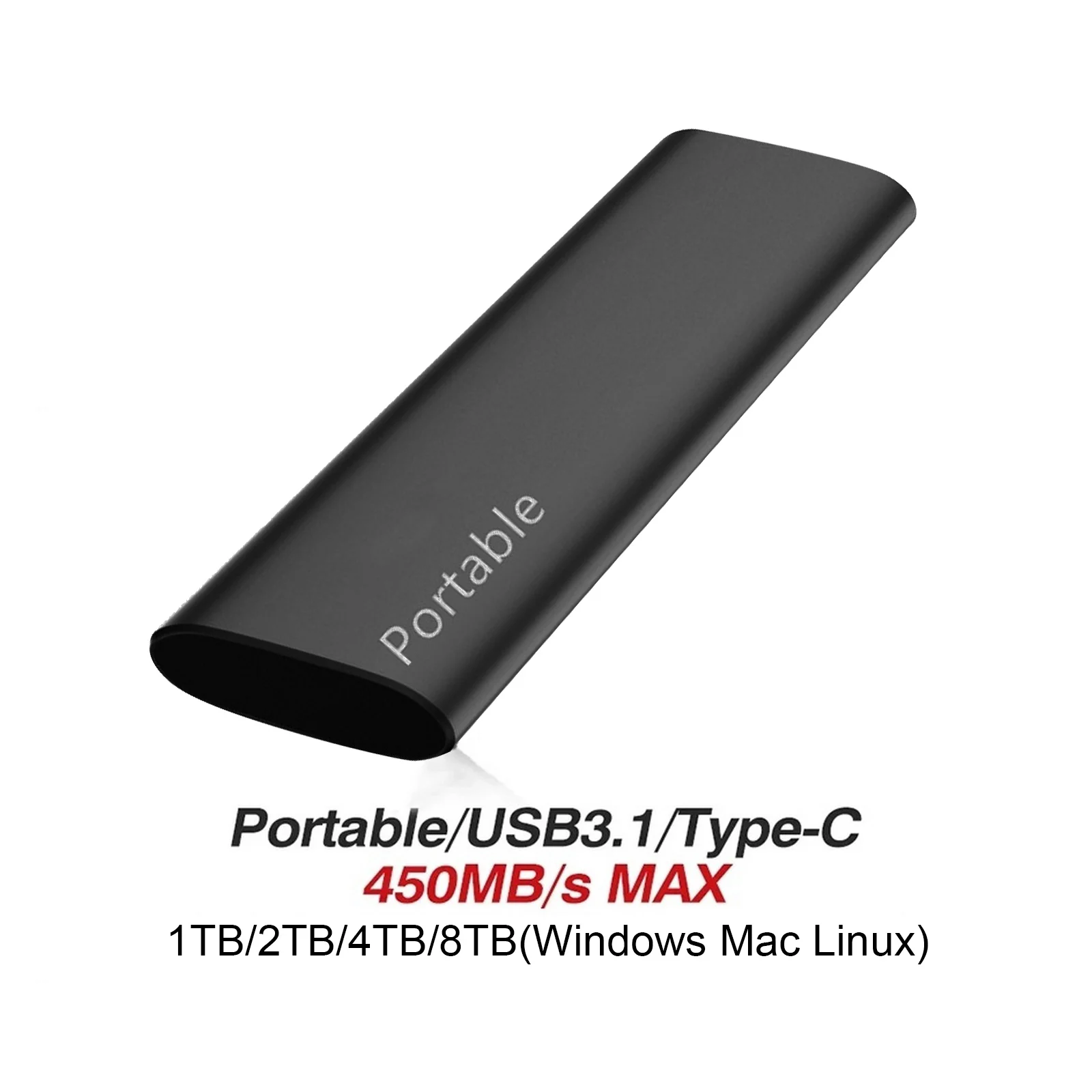 External Mobile Hard Drive 1TB/2TB/4TB/8TB USB3.1 Type-C Solid State Drive for TV Mobile Phone Laptop Tablet Camera Game Console
External Mobile Hard Drive 1TB/2TB/4TB/8TB USB3.1 Type-C Solid State Drive for TV Mobile Phone Laptop Tablet Camera Game Console