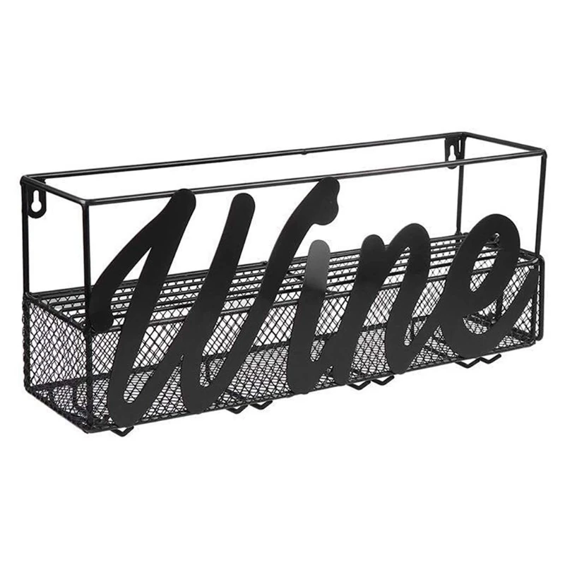 Hanging Iron Art Wine Rack Holder Chic Wine Bottle Storage Rack Stylish Champag 37MF
Hanging Iron Art Wine Rack Holder Chic Wine Bottle Storage Rack Stylish Champag 37MF