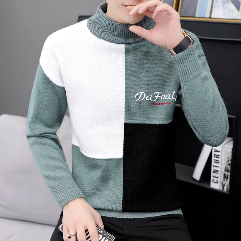 Sweater Men's casual trend half turtleneck sweater High school student handsome bottom shirt 2021 new Hong Kong style sweater 3X
Sweater Men's casual trend half turtleneck sweater High school student handsome bottom shirt 2021 new Hong Kong style sweater 3X