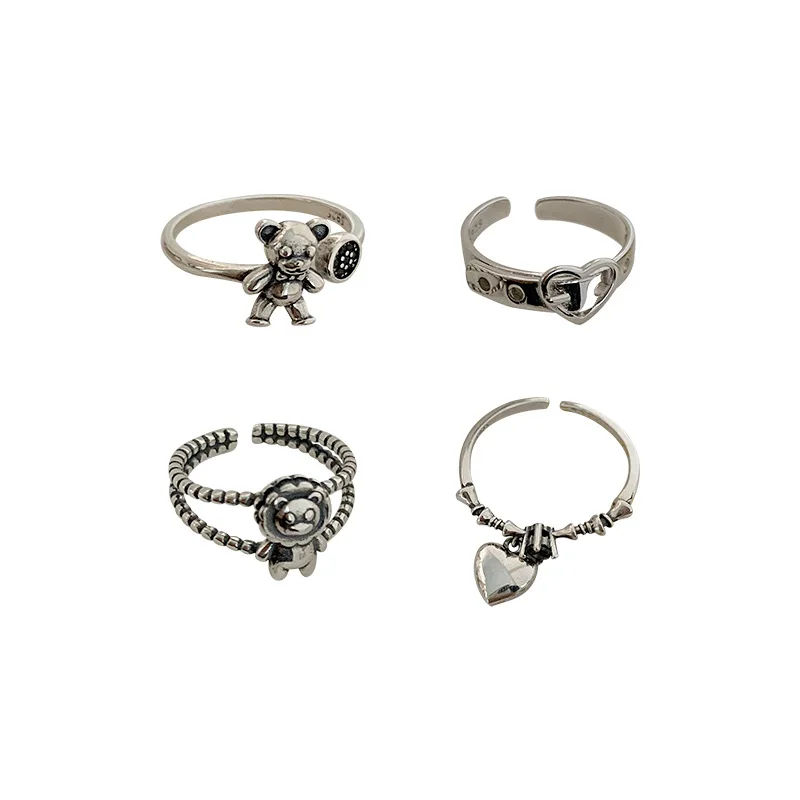 Genuine 925 Sterling Silver Rings for Women 2 layered black Minimalist Thin Circle Gem Rings Jewelry Carving S925 Dropshipping
Genuine 925 Sterling Silver Rings for Women 2 layered black Minimalist Thin Circle Gem Rings Jewelry Carving S925 Dropshipping