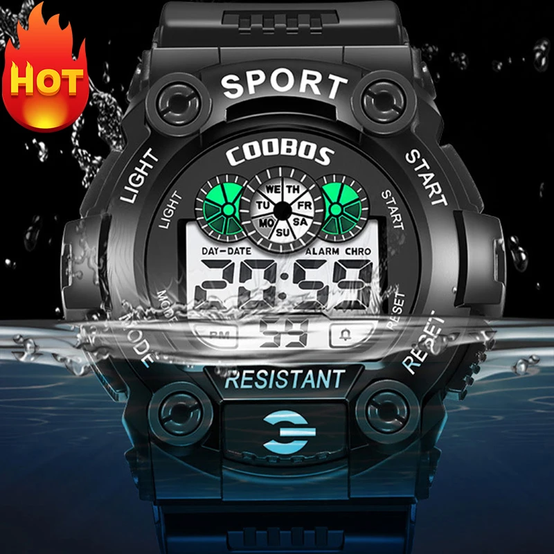 Waterproof Children Watches Fashion Sport LED Luminous Digital Watches For Kids Multifunction Calendar Alarm Date Wrist Watches
Waterproof Children Watches Fashion Sport LED Luminous Digital Watches For Kids Multifunction Calendar Alarm Date Wrist Watches