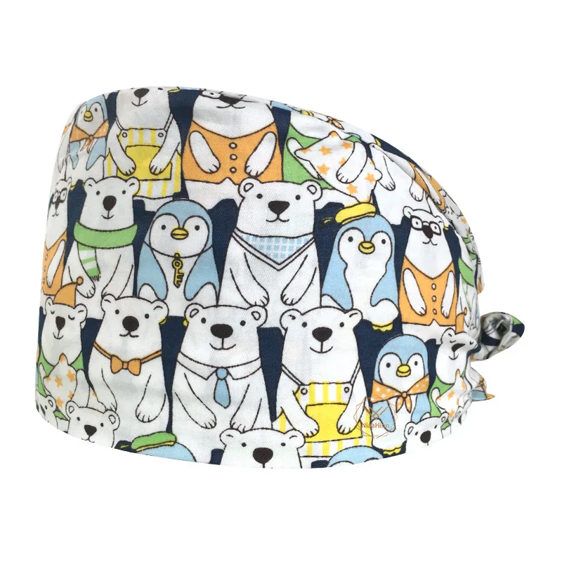 New Dental Cap Cotton Nurse Hat Fashion Print Sanitary Cap With Sweatband Surgicals Hat For Men Women Beauty Working Hat
New Dental Cap Cotton Nurse Hat Fashion Print Sanitary Cap With Sweatband Surgicals Hat For Men Women Beauty Working Hat