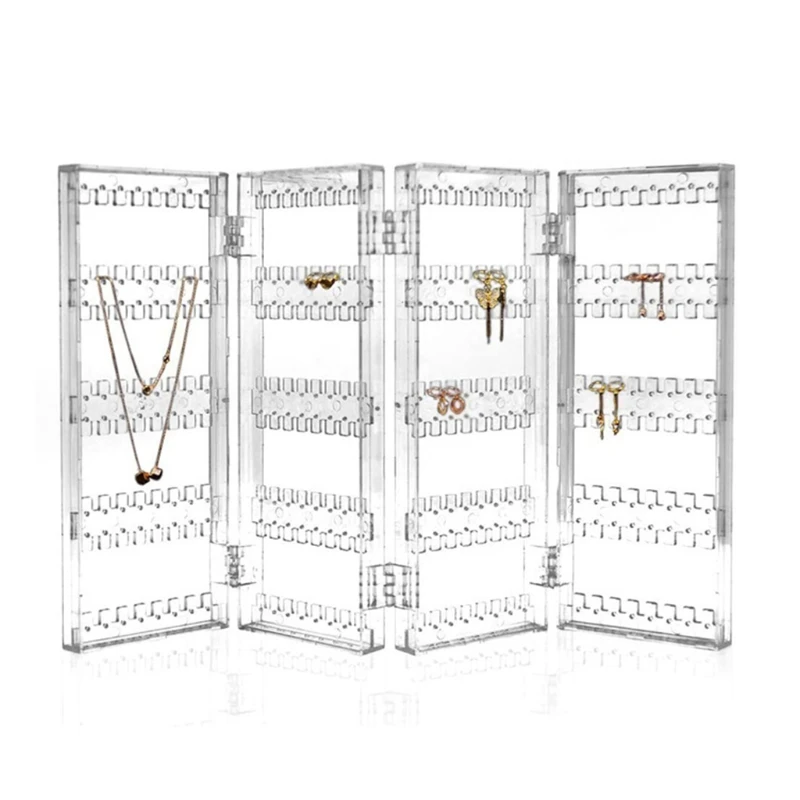 Earring Bracket Storage Box 5 Layers Earring Storage Box 4 Doors Foldable Jewelry Holder Acrylic Earring Display Bracket
Earring Bracket Storage Box 5 Layers Earring Storage Box 4 Doors Foldable Jewelry Holder Acrylic Earring Display Bracket