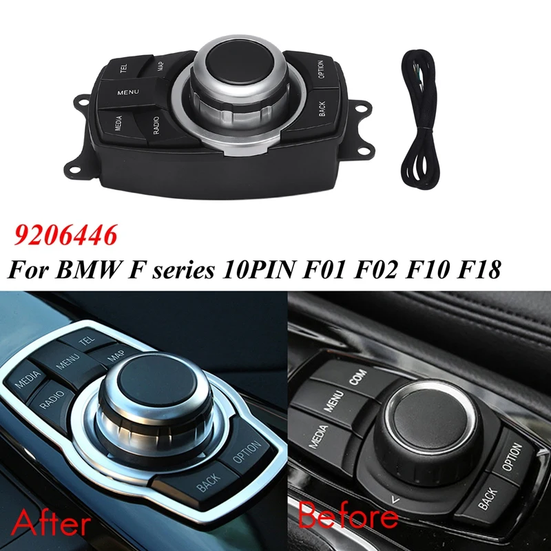 Автомобильная ручка управления мультимедийным радио IDrive для BMW серии F 10PIN F01 F02 F10 F18, кнопка мыши CIC 9206446
Автомобильная ручка управления мультимедийным радио IDrive для BMW серии F 10PIN F01 F02 F10 F18, кнопка мыши CIC 9206446