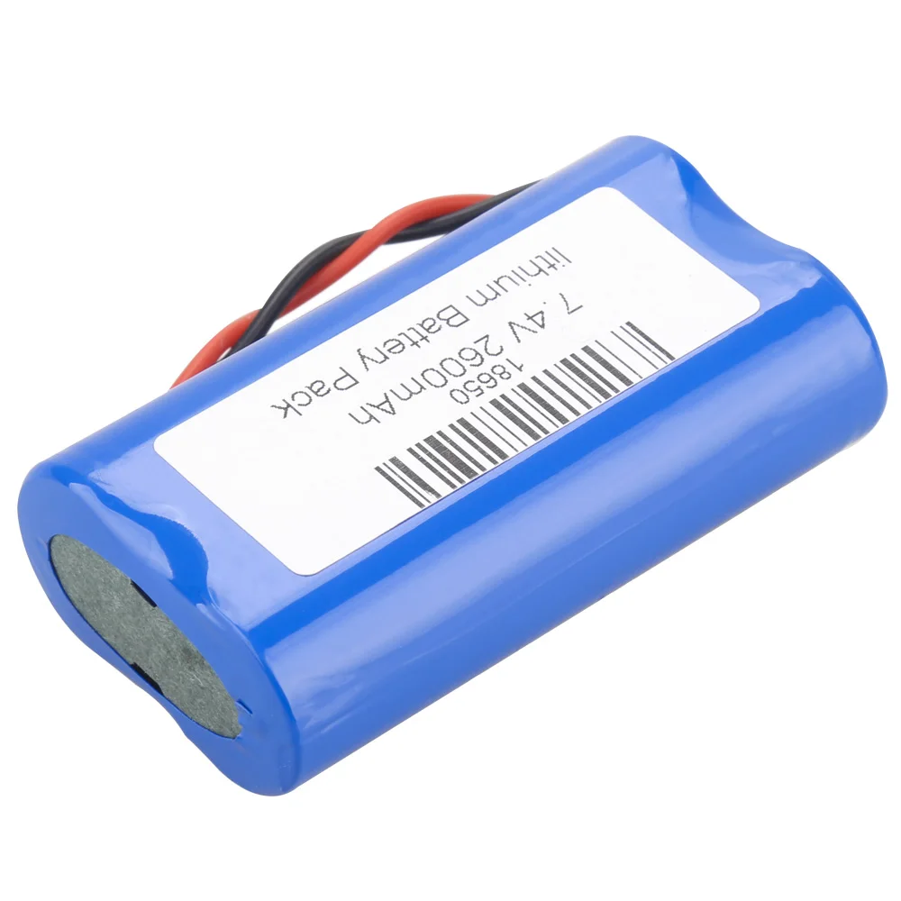 7.4 V 18650 lithium battery 2600 mAh rechargeable pack loudspeaker speaker with protection plate | Электроника