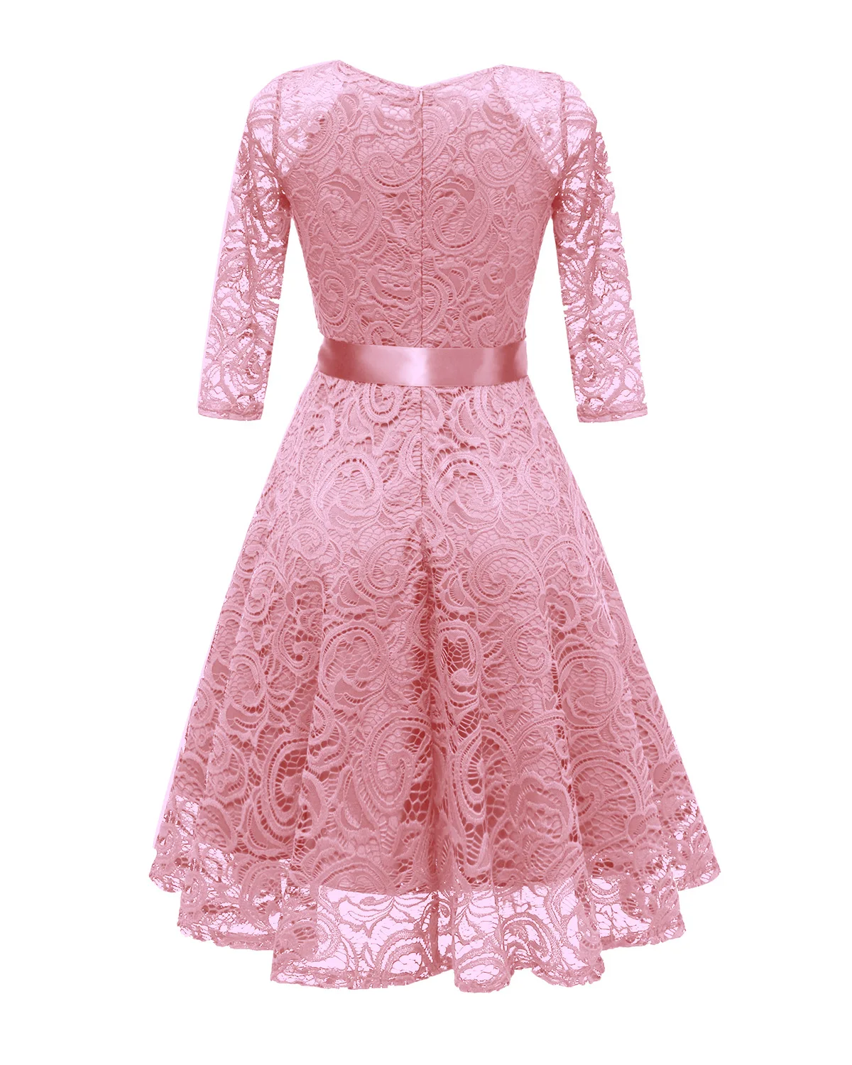 High-Quality Lace Dress 2021 New Plus Size Women's Sexy V-Neck Stitching 3/4 Sleeves With Belt Fashion Elegant Beautiful Dress
High-Quality Lace Dress 2021 New Plus Size Women's Sexy V-Neck Stitching 3/4 Sleeves With Belt Fashion Elegant Beautiful Dress