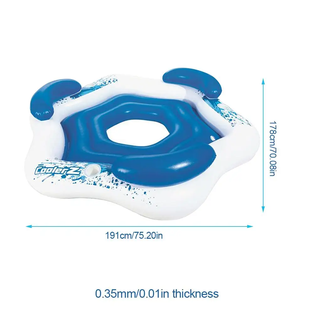Three-person Rafting Floating Row Swimming Bed Inflatable Swim Ring Summer Pool Party Lounger For Men Women Water Fun
Three-person Rafting Floating Row Swimming Bed Inflatable Swim Ring Summer Pool Party Lounger For Men Women Water Fun