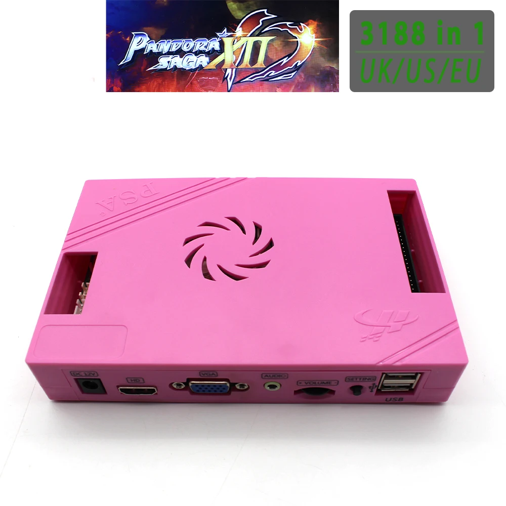 Pandora Saga Box 12 Family Version 3188 in 1 Board 40 pin Arcade PCB Save Function 3D and 3P 4 Players Games Kit FBA MAME PS1
Pandora Saga Box 12 Family Version 3188 in 1 Board 40 pin Arcade PCB Save Function 3D and 3P 4 Players Games Kit FBA MAME PS1